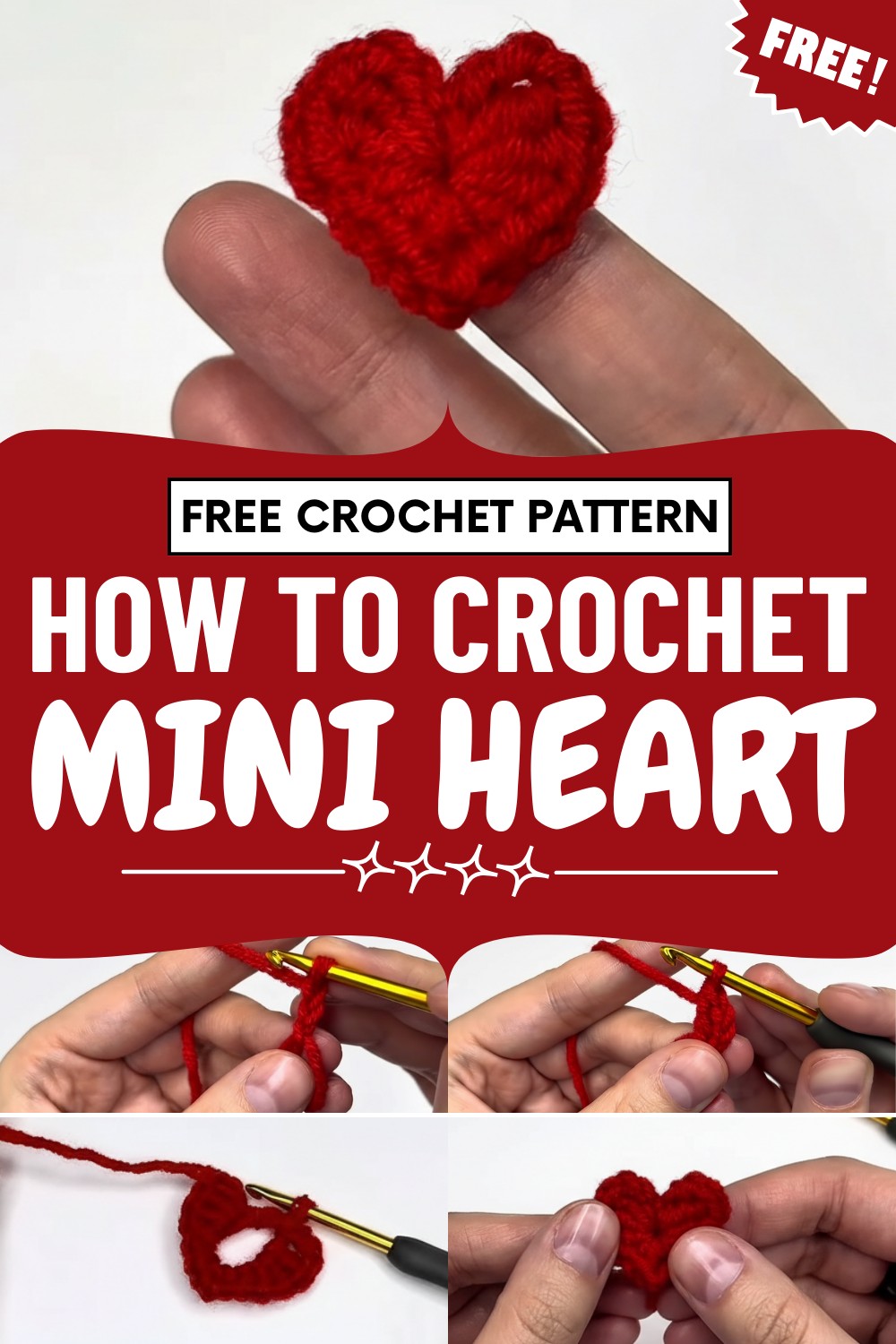 Crochet Mini Heart