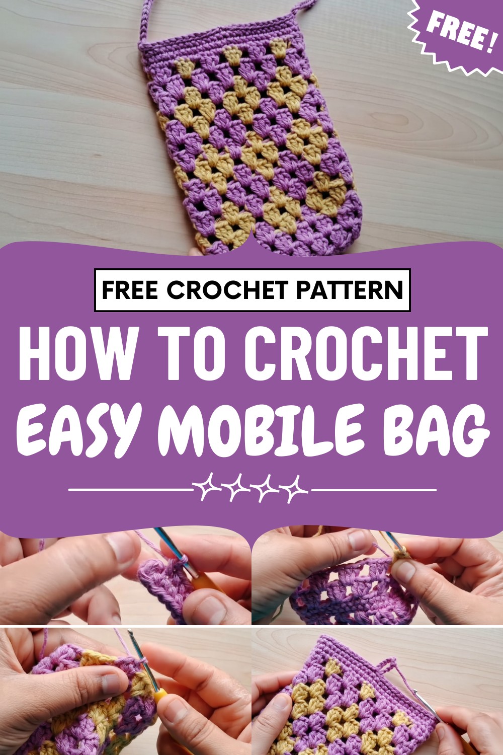 Crochet Mobile Bag