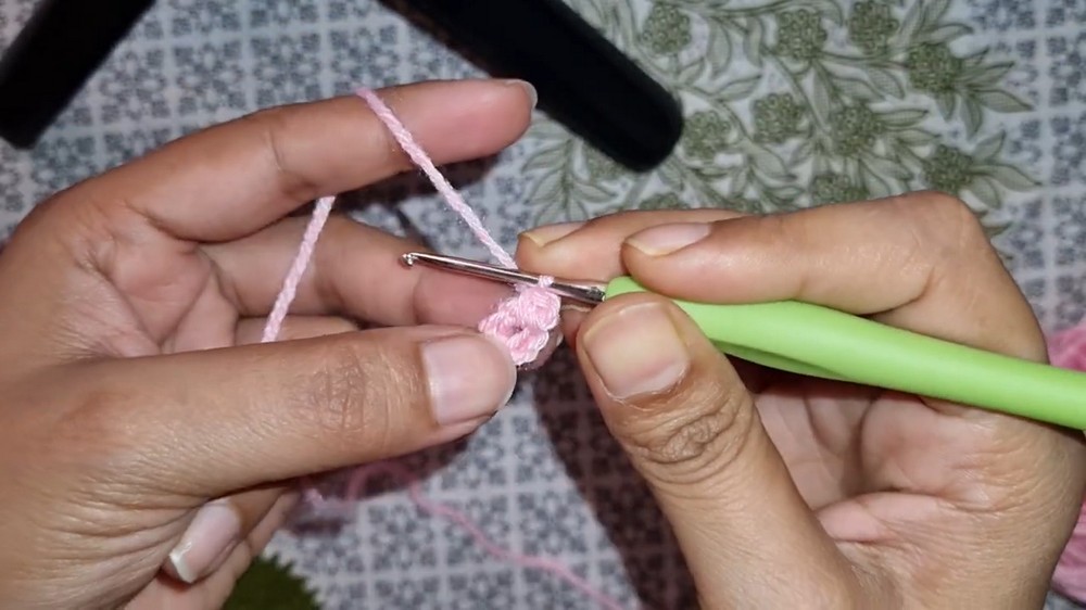 Crochet Flower Rakhi