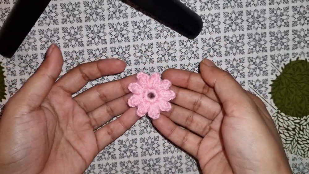 Crochet Flower Rakhi