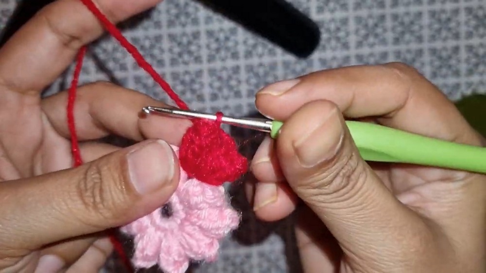 Crochet Flower Rakhi