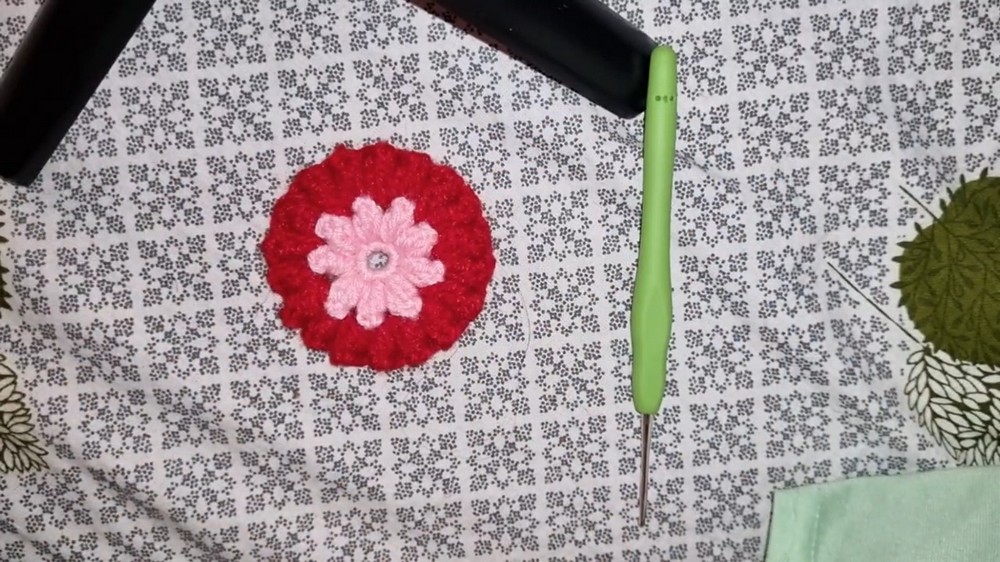 Crochet Flower Rakhi