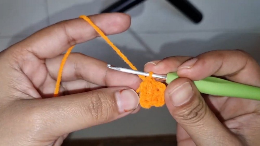 Crochet Rose Flower
