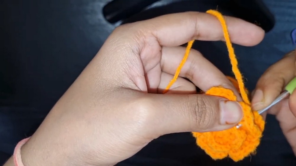 Crochet Rose Flower