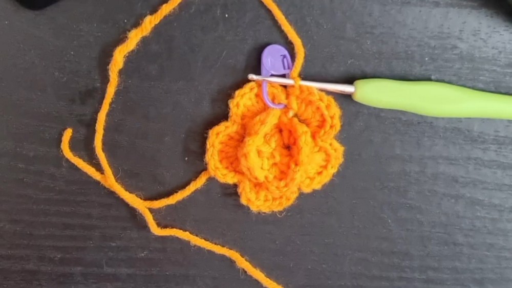 Crochet Rose Flower