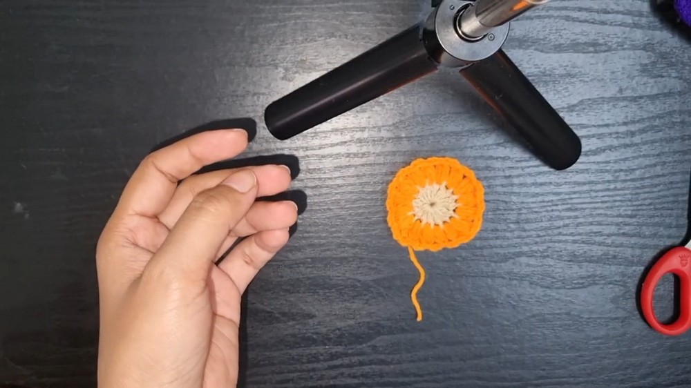 Crochet Granny Sunflower