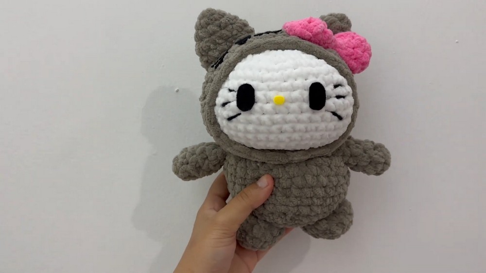 Crochet Pusheen Hello Kitty