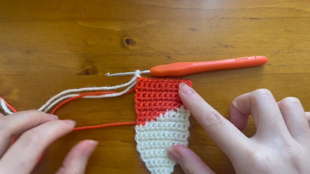 Crochet Striped Headband