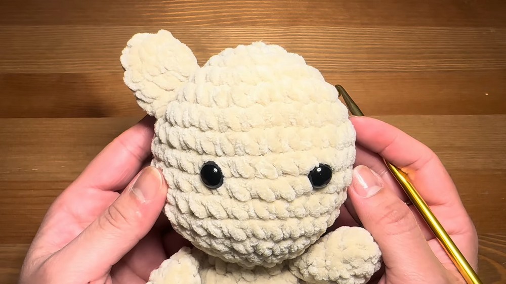 Crochet Teddy Bear With Heart