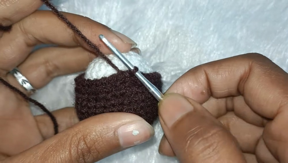 Crochet Sunflower Keychain