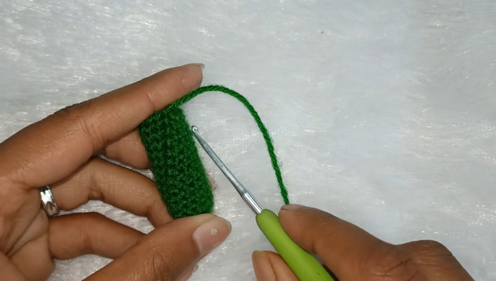 Crochet Sunflower Keychain