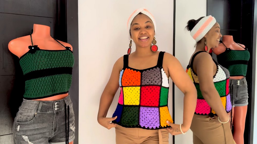 Crochet Granny Square Top