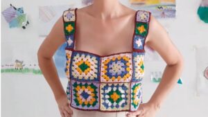 Crochet Granny Square Top