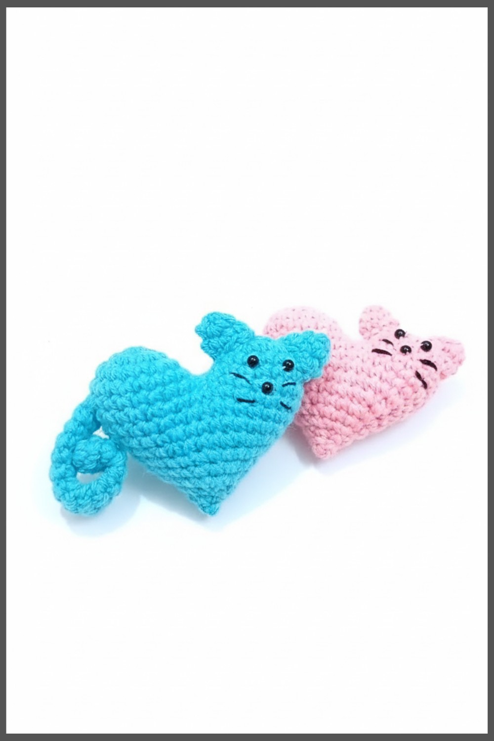 Crochet Heart Cat Amigurumi