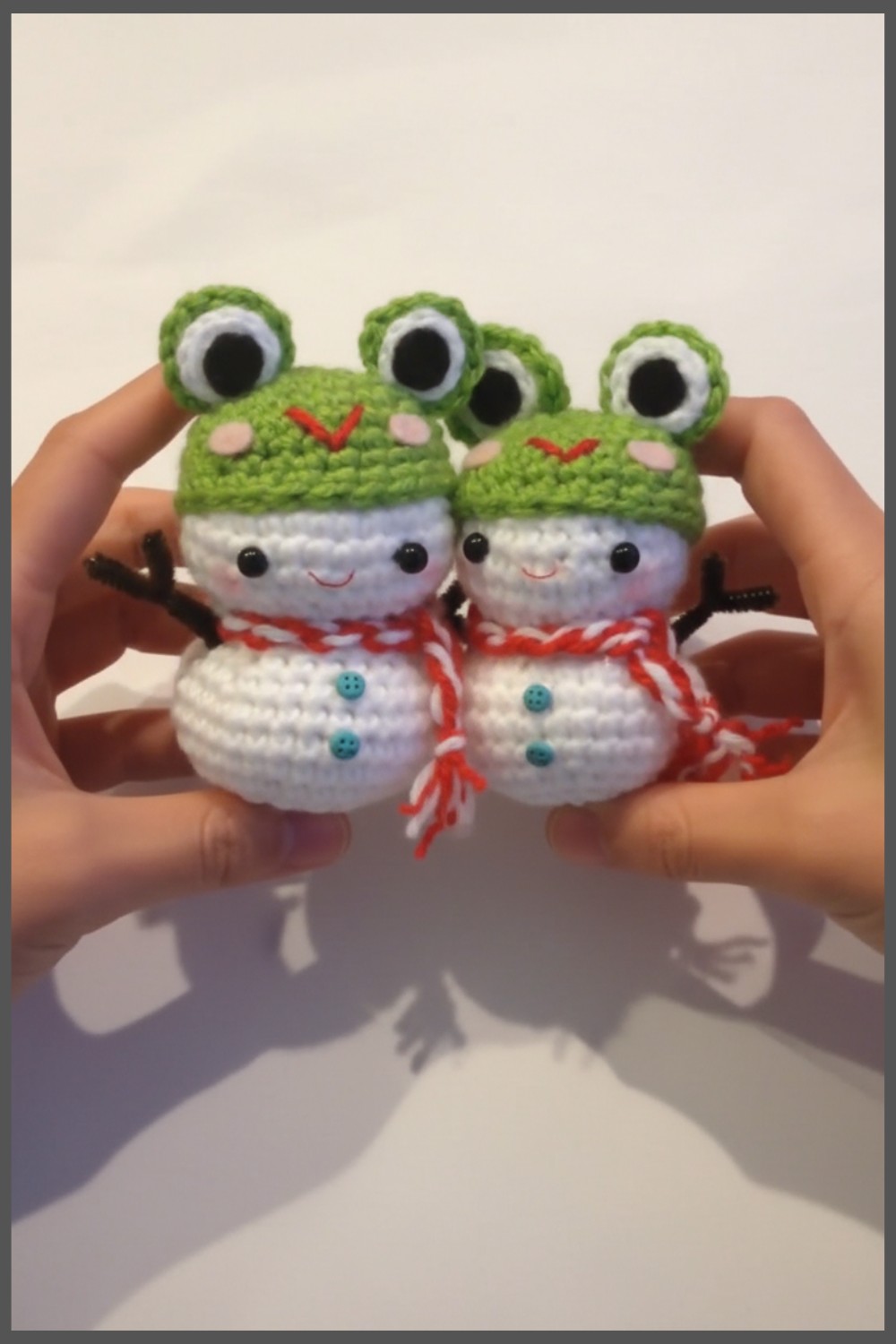 Crochet Snowman Ornament