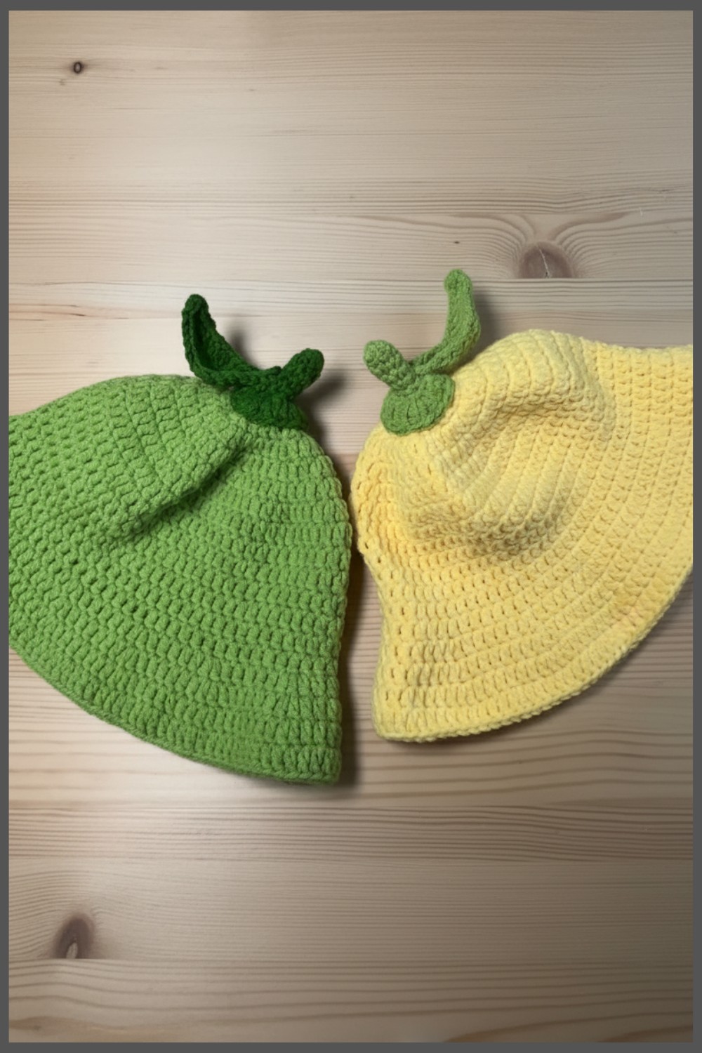 Crochet Lemon Bucket Hat