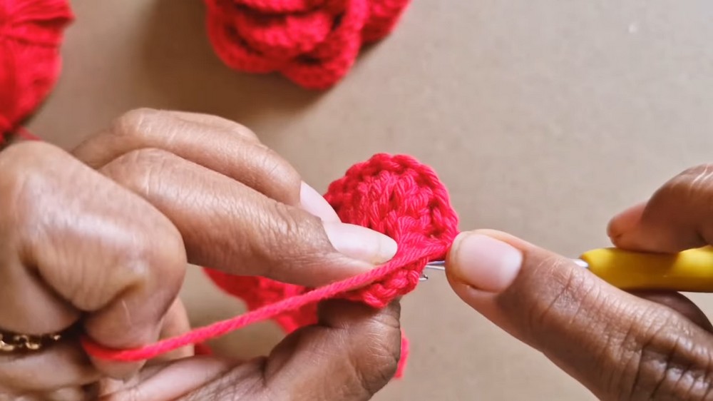 Crochet Rose Flower