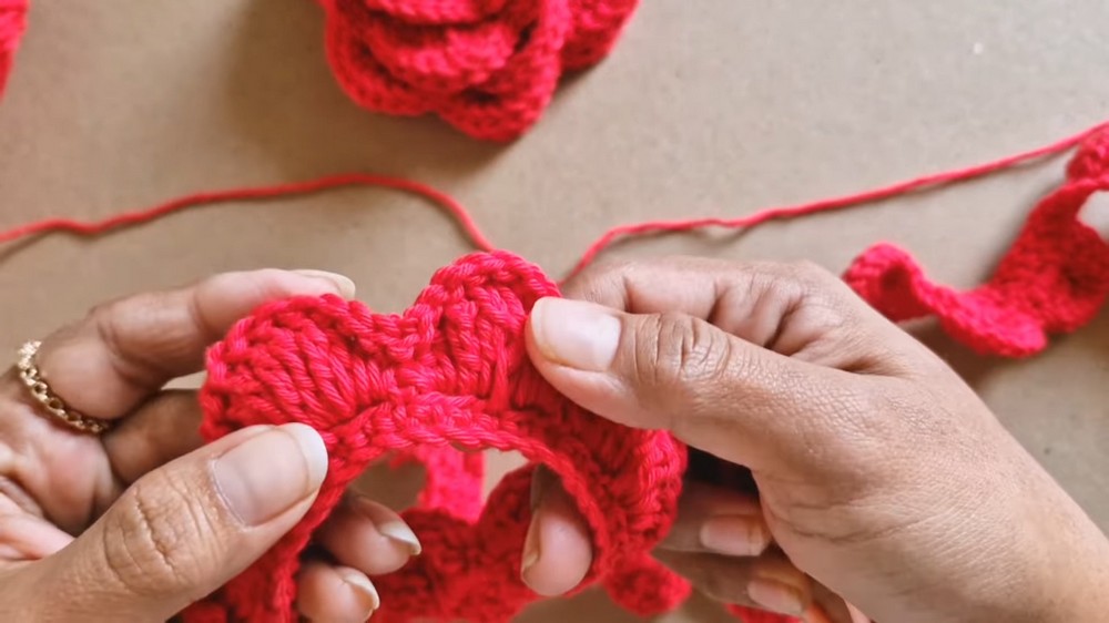 Crochet Rose Flower