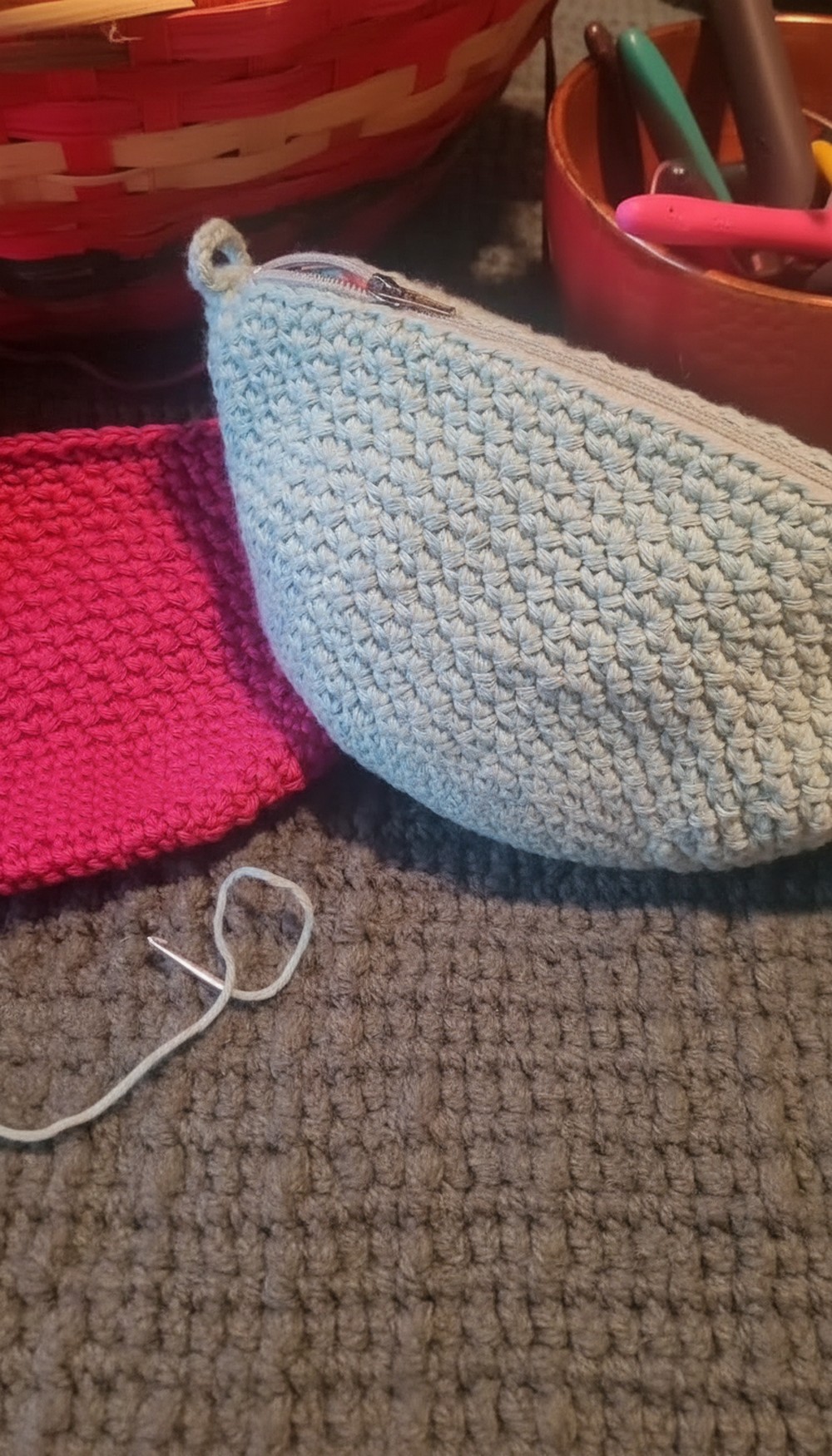 Crochet Makeup Bag
