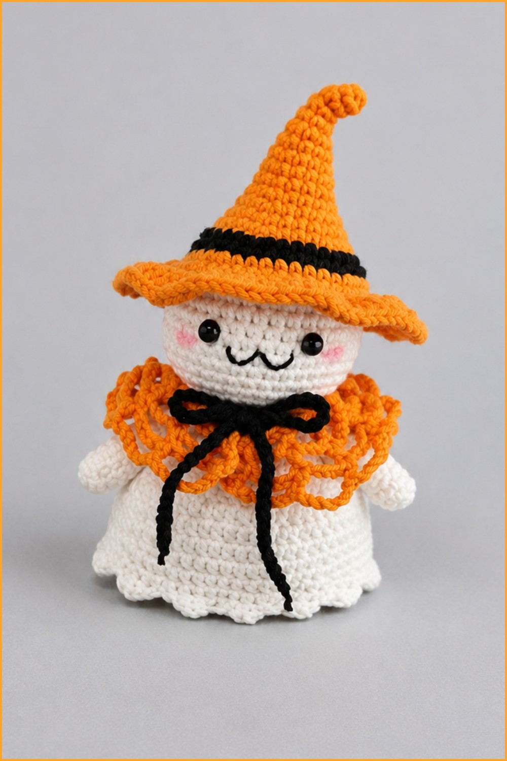 Crochet Cute Ghost Witch Hat Pattern 2