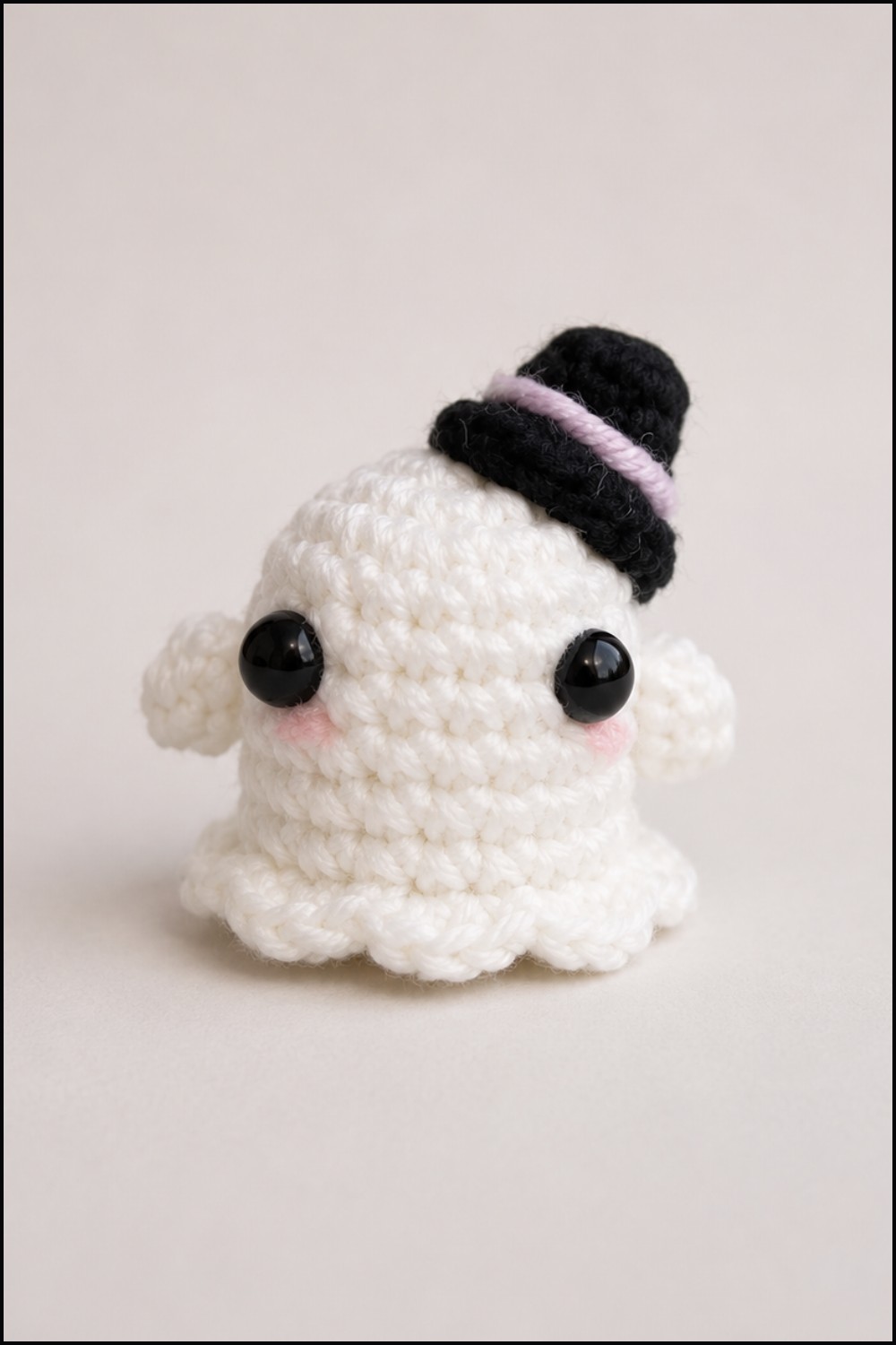 Crochet Cute Ghost Witch Hat Pattern 6