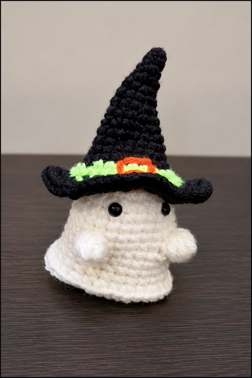 Crochet Easy Ghost With Witch Hat Pattern 8
