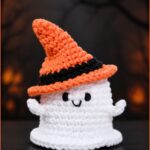 Crochet Ghost Witch Hat Pattern 1