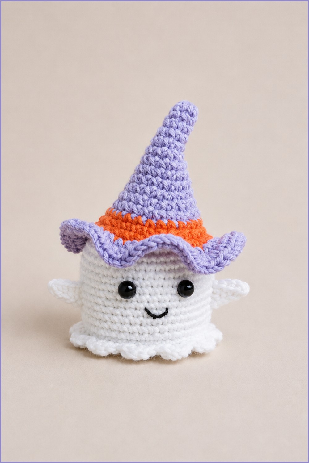 Crochet Cute Ghost Witch Hat Pattern 4