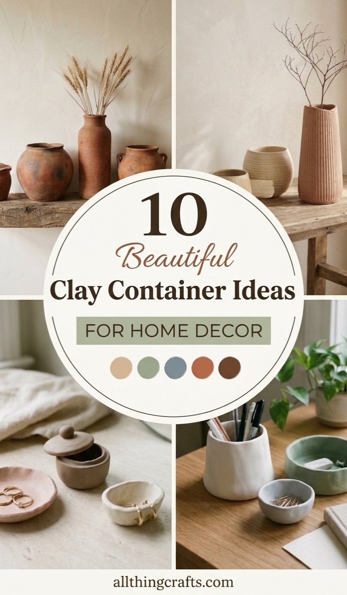 10 Beautiful Clay Container Ideas For Home Decor 