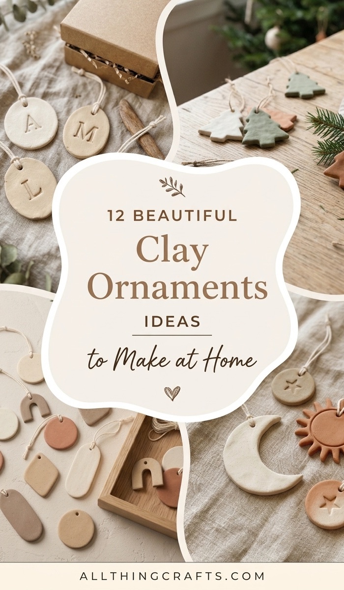 12 Beautiful Clay Ornaments Ideas to Make at Home 