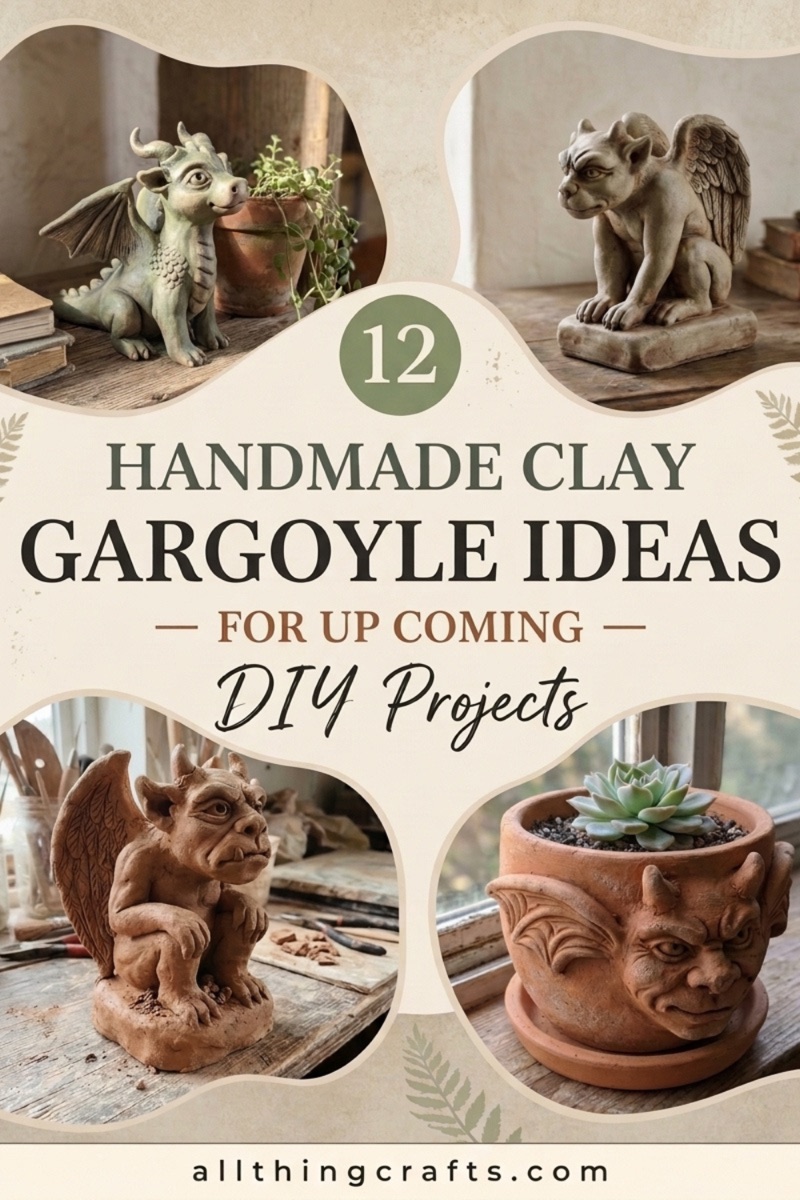 12 Handmade Clay Gargoyle Ideas For Up Coming DIY Projects 