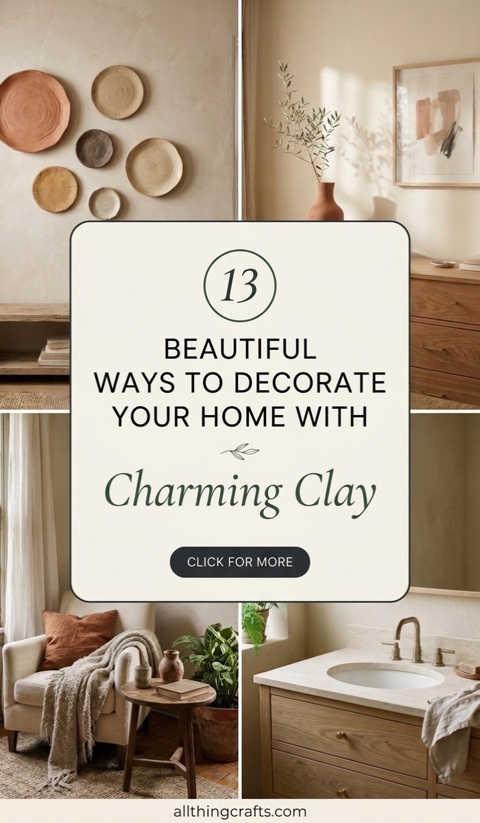 13 Beautiful Ways to Decorate Your Home with Charming Clay.