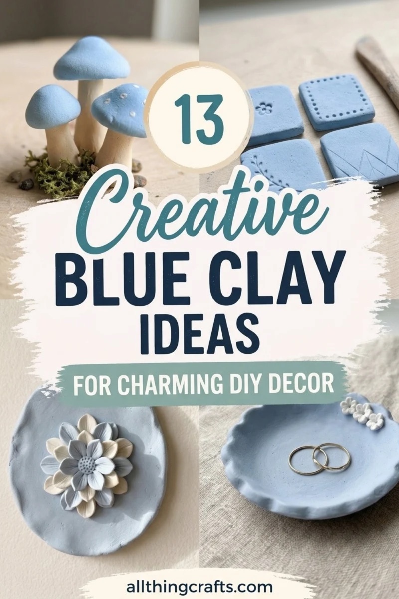 13 Creative Blue Clay Ideas for Charming DIY Decor