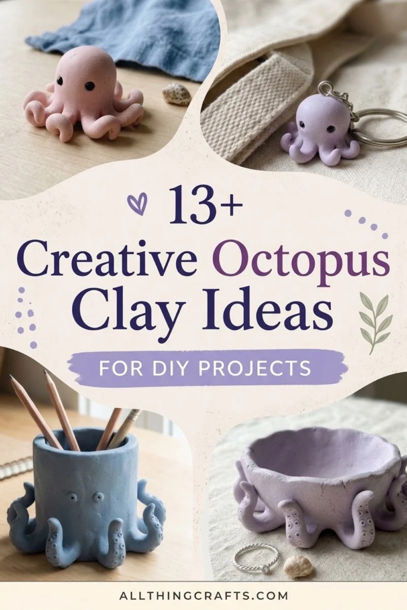 13 Creative Octopus Clay Ideas for DIY Projects