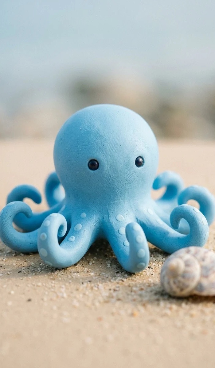 Blue Ocean Octopus Clay Craft Ideas