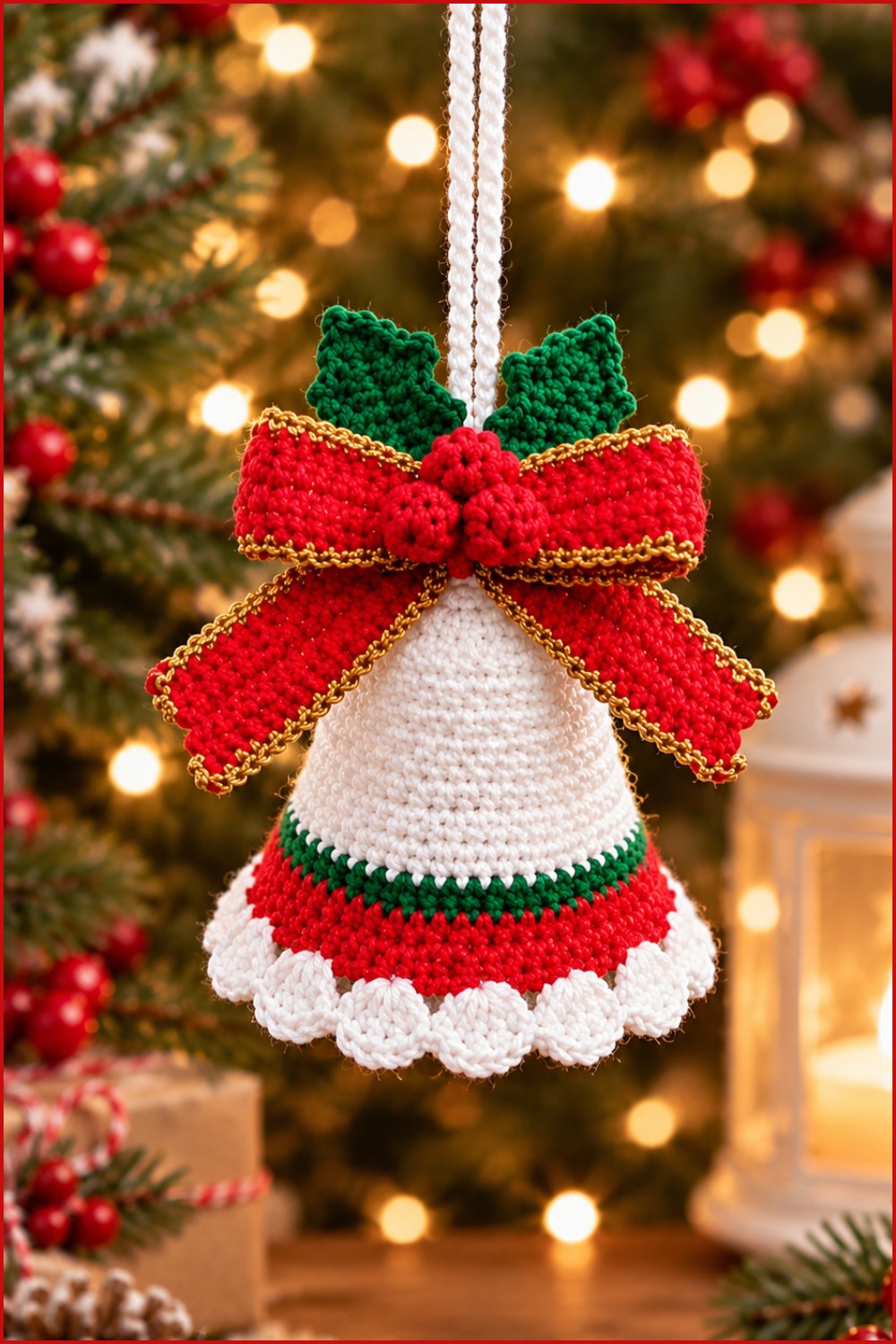 Crochet Christmas Bell Pattern 3