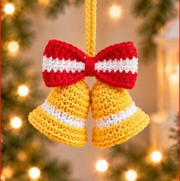 Crochet Christmas Bell Pattern 7