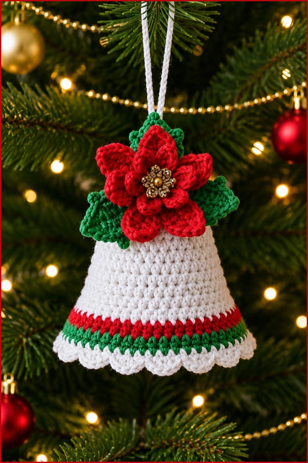 Crochet Christmas Bell Pattern 8