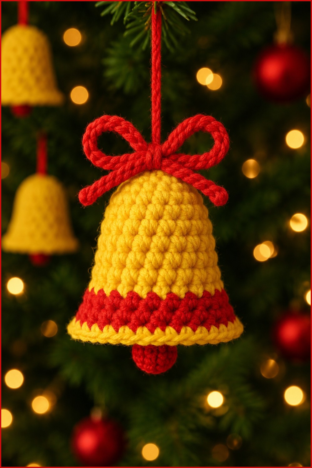 Crochet Christmas Bell Pattern 9