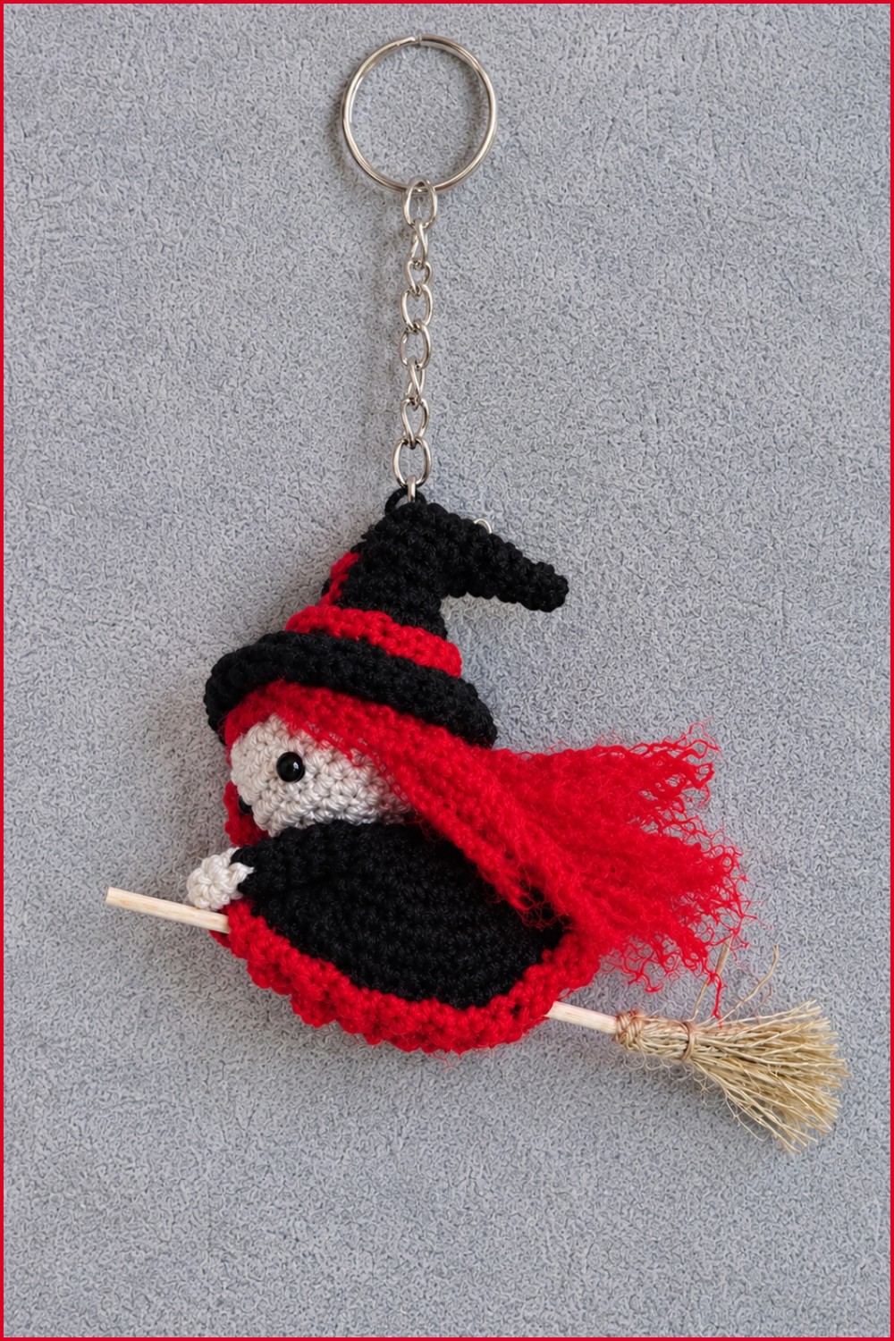 Crochet Halloween Witch Broom Pattern 6