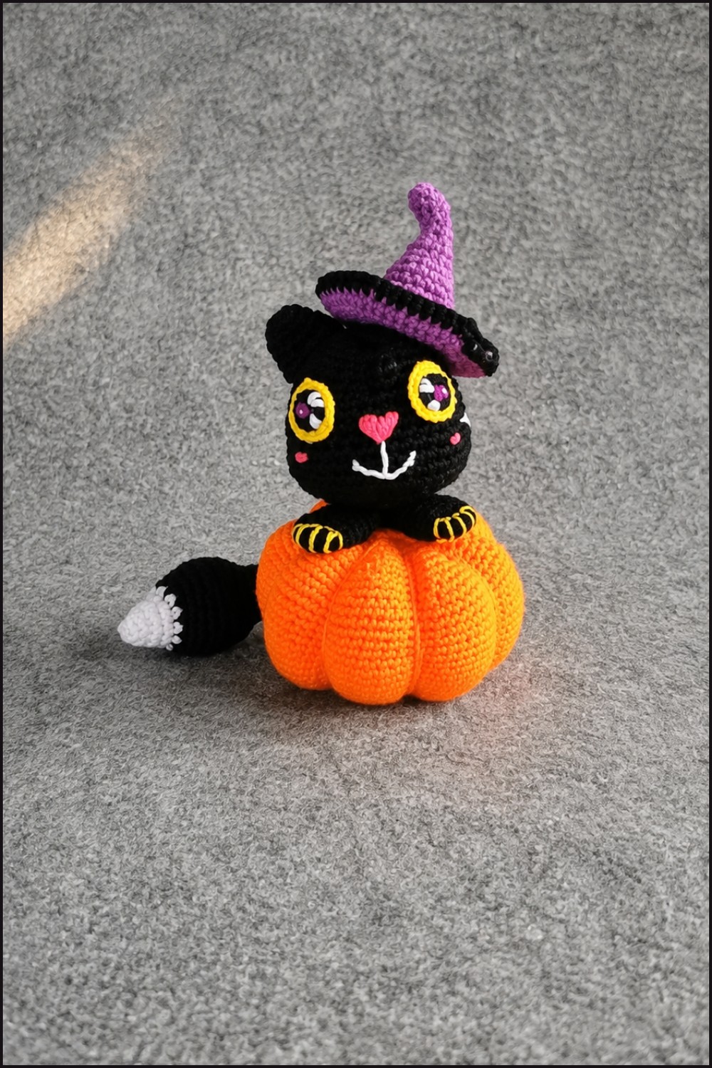 Crochet Pumpkin Cat Pattern 10