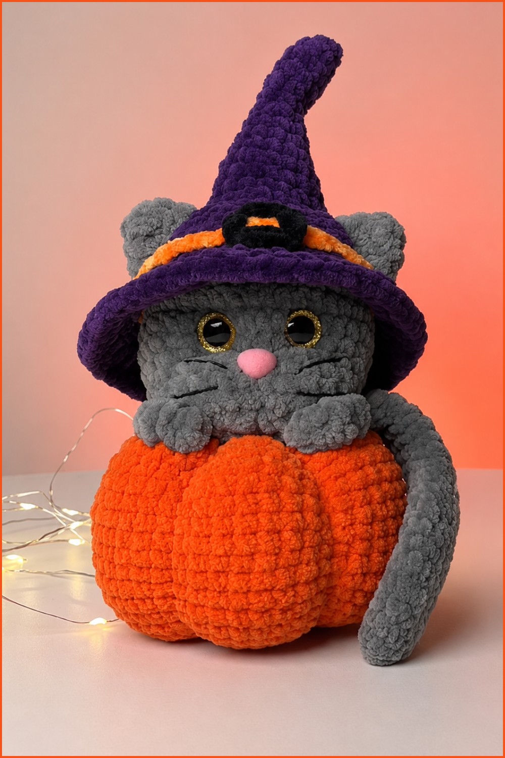 Crochet Pumpkin Cat Pattern 6