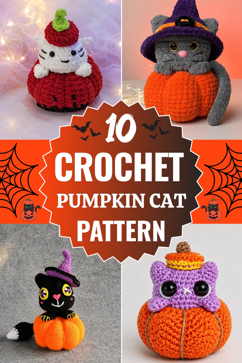 Crochet Pumpkin Cat Pattern