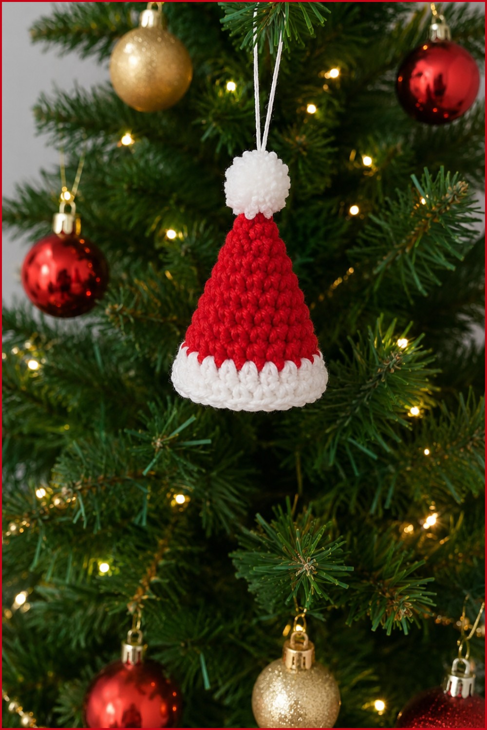 Crochet Santa Claus Hat Pattern 6