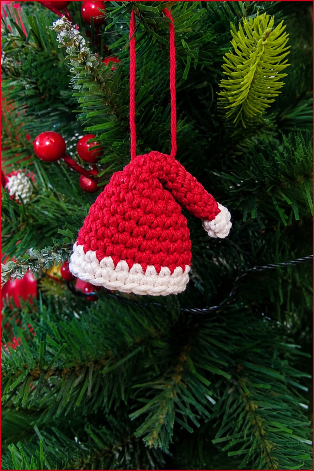 Crochet Santa Claus Hat Pattern 7