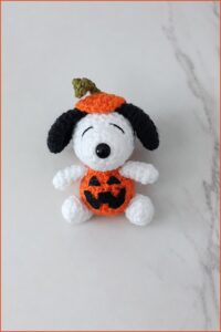 Crochet Snoopy Pumpkin Pattern 10