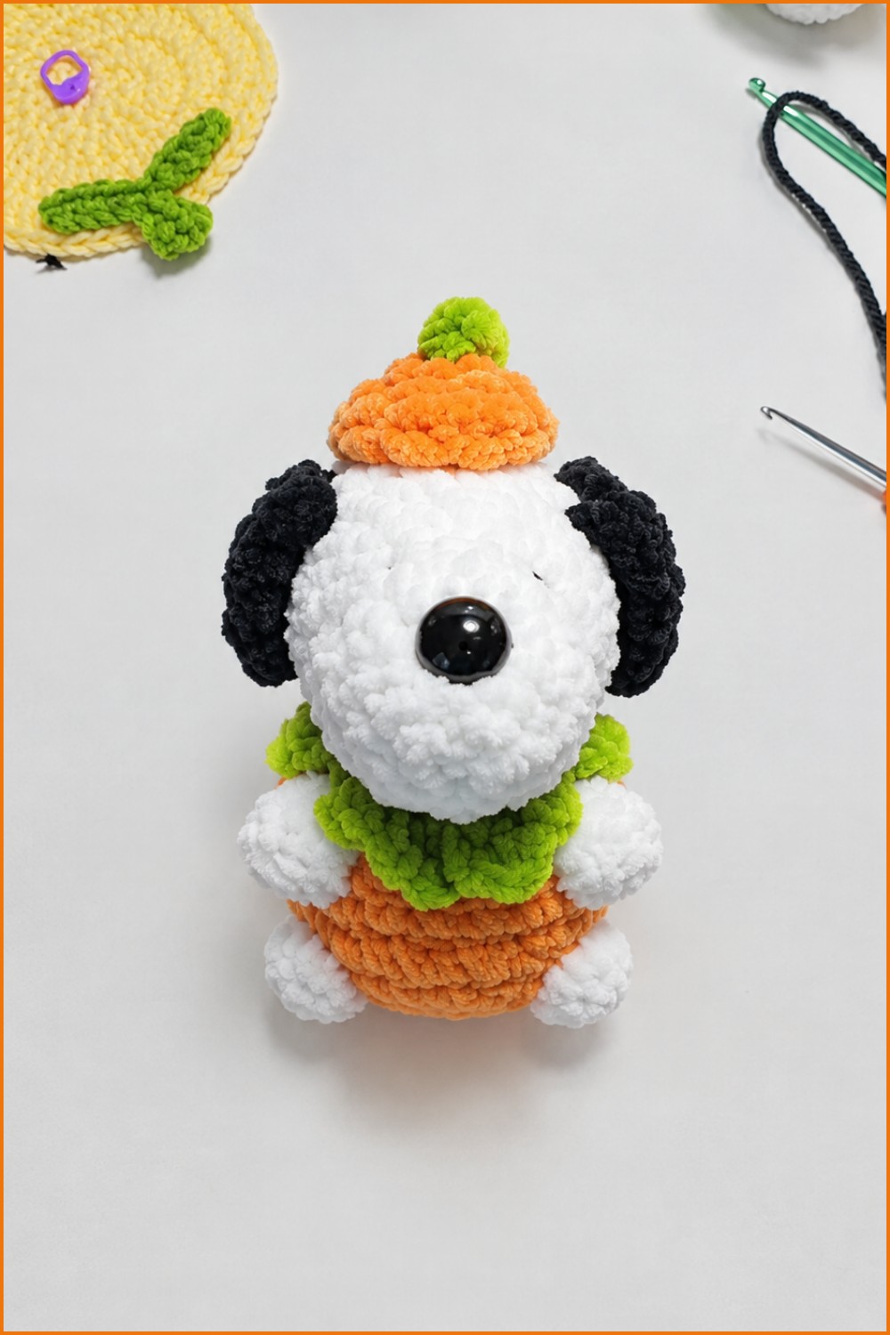 Crochet Snoopy Pumpkin Pattern 2