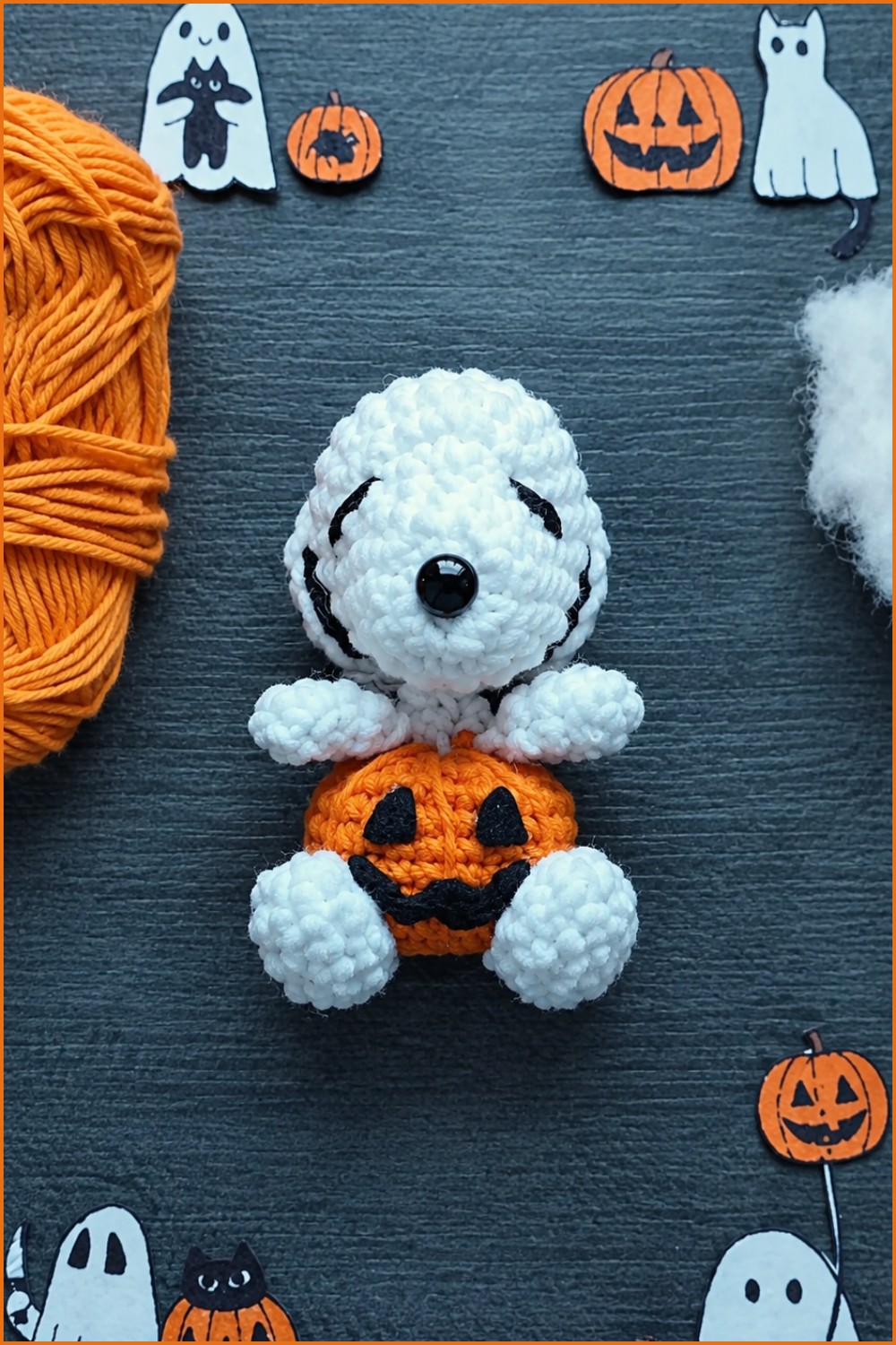 Crochet Snoopy Pumpkin Pattern 4