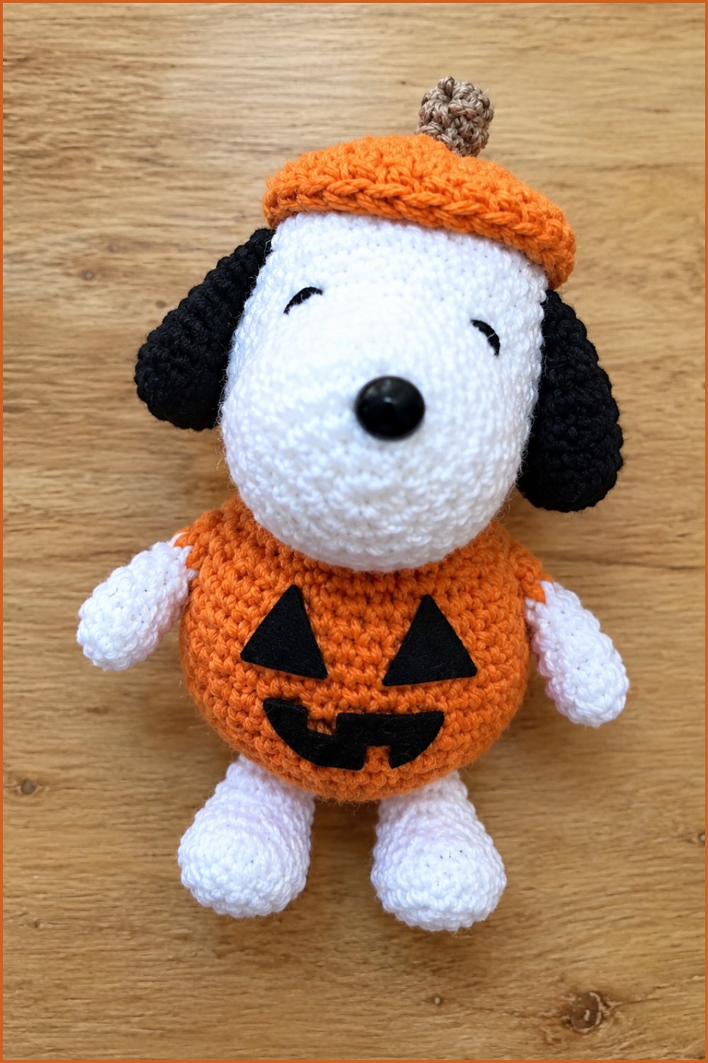 Crochet Snoopy Pumpkin Pattern 6