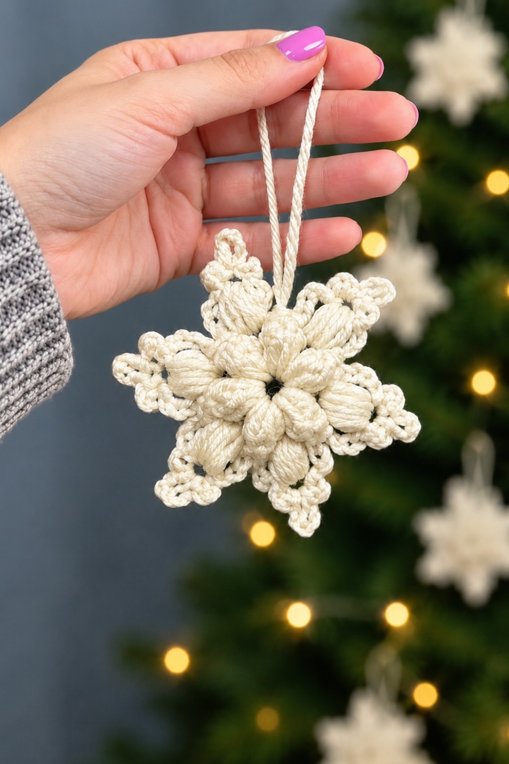 Crochet Snowflake Pattern 4